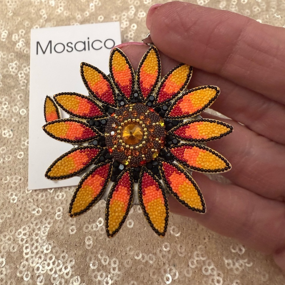 NWT Mosaico Austrian Crystals, 925 Silver, beading, pendant set 💕💕 new line💕💕💕 - Picture 8 of 11